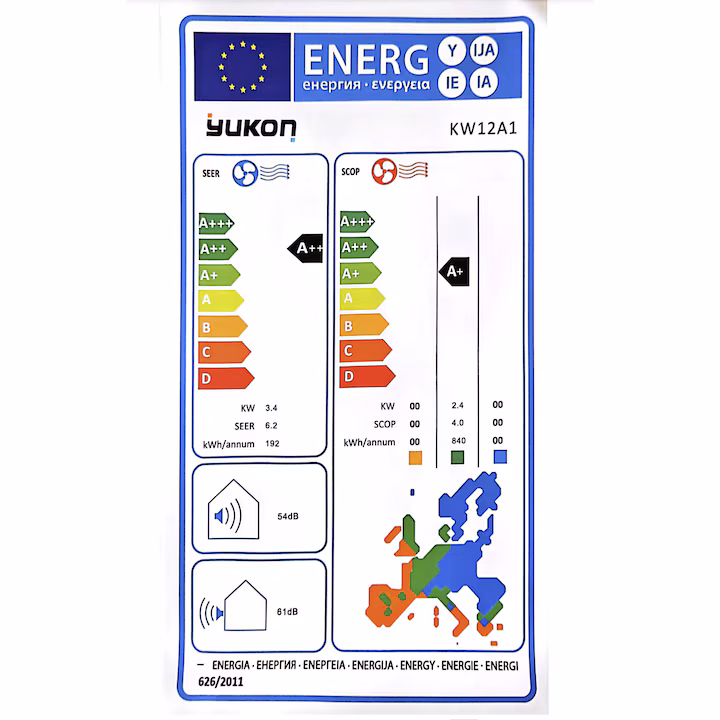 Aer conditionat Yukon , 9000 BTU, A++/A+